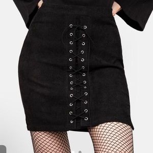#disturbia #skirt #laceupskirt